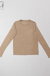 BASERANGE Classic bamboo fiber bamboo cotton long-sleeved T-shirt series collection round neck bottoming shirt France BAS-TOLS-BL-000-AURAL aural 24 new upgrade